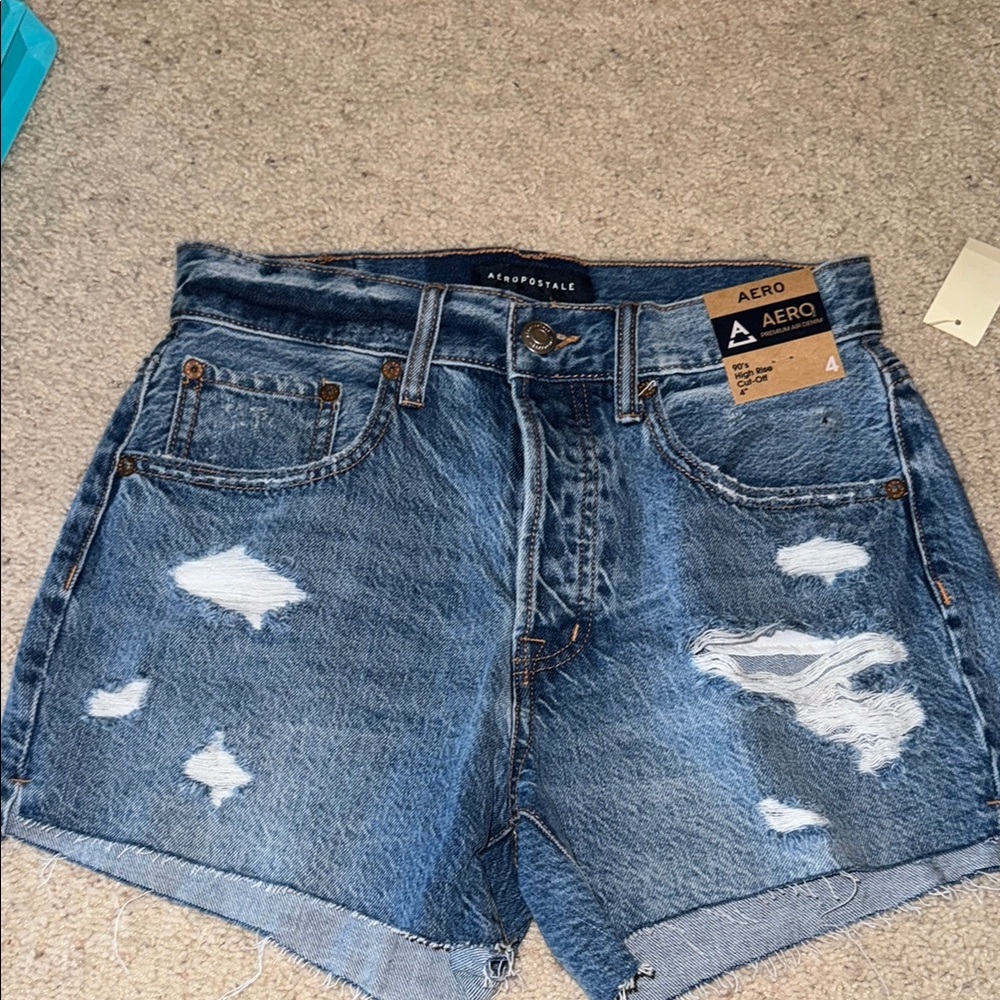 Aeropostale 90’s High Rise Cut-Off 4” Shorts